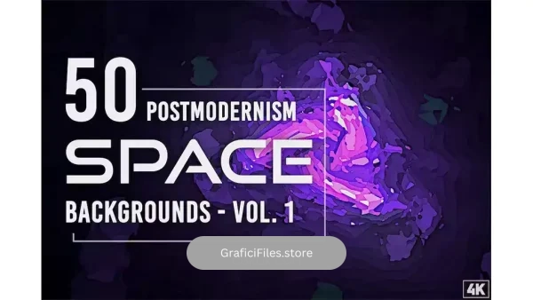 دانلود بک گراند پست مدرنیسم فضا Postmodernism Space Backgrounds – Vol. 1
