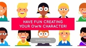 دانلود پروژه آماده کاراکتر موشن گرافیک برای افترافکت Animated Characters
