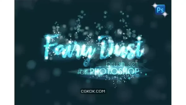 دانلود براش ذرات درخشان فتوشاپ Fairy Dust PHOTOSHOP sparkle brushes