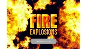 دانلود براش آتش انفجار فتوشاپ Photorealistic Fire Explosions