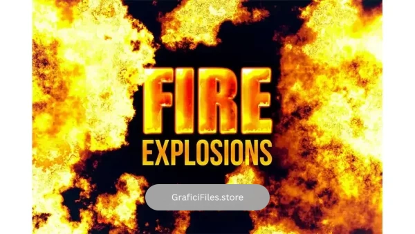 دانلود براش آتش انفجار فتوشاپ Photorealistic Fire Explosions