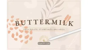 دانلود براش مهر Procreate Stamps&Photoshop Brushes