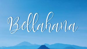 فونت انگلیسی Bellahana Script Font