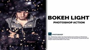 اکشن فتوشاپ نوری بوکه – Bokeh Light Photoshop Action