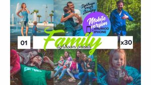 پریست لایت روم برای موبایل – X30 Family Mobile Lightroom Presets
