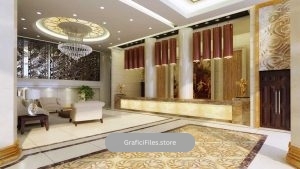 دانلود مدل سه بعدی لابی و سالن انتظار