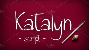 فونت انگلیسی فانتزی Katalyn