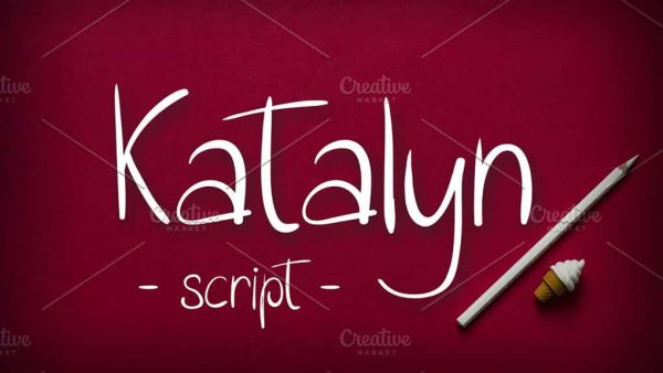 فونت انگلیسی فانتزی Katalyn