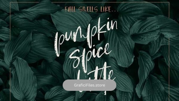 فونت انگلیسی قلمو – Pumpkin Spice Latte | Brush Script