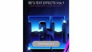 اکشن ایجاد افکت متنی قدیمی در فتوشاپ – Text Effects Vol.1