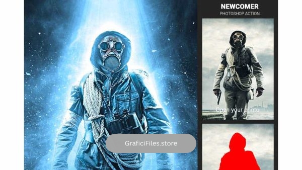 اکشن افکت هاله نور برای فتوشاپ – Newcomer Photoshop Action