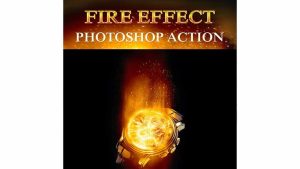 اکشن افکت آتش فتوشاپ – Fire Effect Photoshop Action
