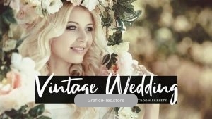 دانلود پریست لایت روم و فتوشاپ عکس عروس – Vintage Wedding Lightroom Presets