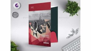 دانلود وکتور فولدر انتزاعی Abstract Presentation Folder