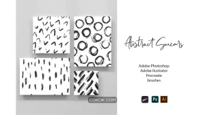 دانلود براش انتزاعی Abstract Smears Brushes