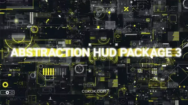 پروژه افترافکت Abstraction HUD Pack 3