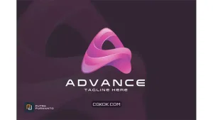 دانلود وکتور لوگو Advance / Letter A – Logo Template