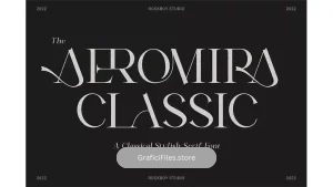 دانلود فونت انگلیسی کلاسیک Aeromira Classic