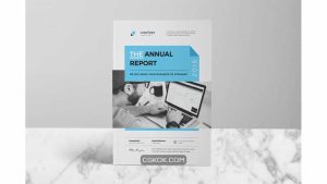 دانلود قالب ایندیزاین گزارش سالانه Annual Report 24 Pages
