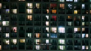 فوتیج چراغ آپارتمان Apartment Building Lights