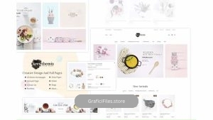 دانلود طرح لایه باز وب سایت فروشگاهی Ares Themis – Ecommerce PSD Template