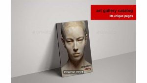 دانلود قالب ایندیزاین کاتالوگ گالری هنر Art Gallery Exhibition Catalog