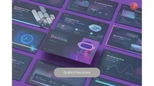 دانلود قالب پاورپوینت هوش مصنوعی Artificial Intelligence and Web3 PowerPoint