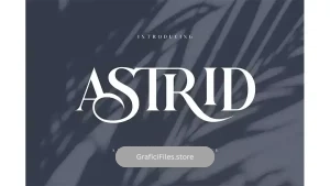 دانلود فونت انگلیسی کلاسیک Astrid Elegant Ligature Typeface