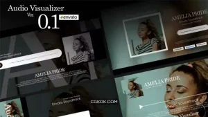 پروژه داوینچی ریزالو ویژوالایزر موزیک Audio Visualizer