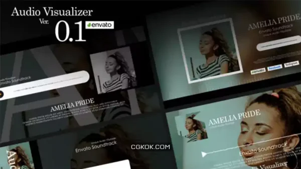 پروژه داوینچی ریزالو ویژوالایزر موزیک Audio Visualizer