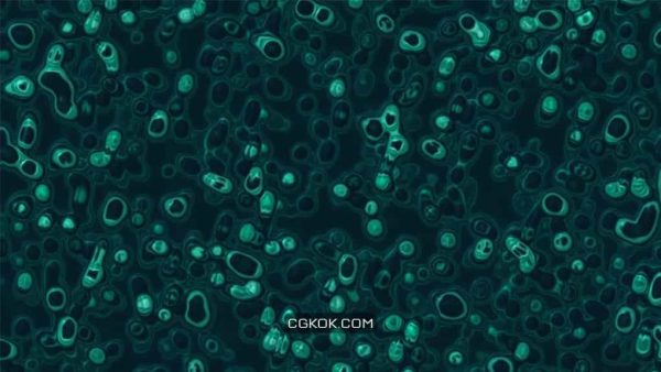 دانلود بک گراند موشن گرافیک باکتری Bacteria Parade