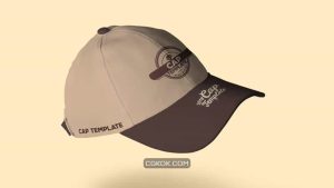 دانلود وکتور کلاه بیسبال Baseball Cap Branding Template