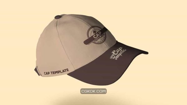 دانلود وکتور کلاه بیسبال Baseball Cap Branding Template