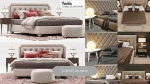 دانلود آبجکت تخت خواب – بخش دوم