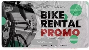 پروژه افترافکت تیزر تبلیغاتی اجاره دوچرخه Bike Rental Promo