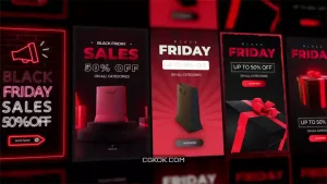 پروژه داوینچی ریزالو استوری اینستاگرام بلک فرایدی Black Friday Sales Stories