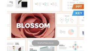 دانلود قالب پاورپوینت و کینوت Blossom Presentation Template