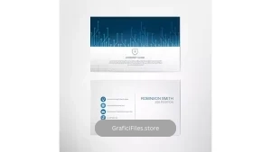 دانلود طرح لایه باز کارت ویزیت الکترونیک 1