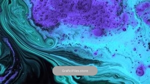 فوتیج تکسچر مایع آبی Blue Liquid Textures