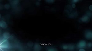 دانلود فوتیج فریم پارتیکل Blue Particle Border