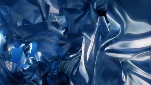 دانلود بک گراند موشن گرافیک انتزاعی Blue Silk Abstract Background