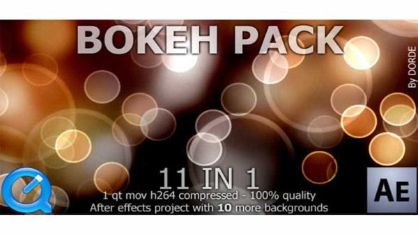 دانلود بک گراند متحرک نور بوکه Bokeh pack