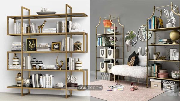 دانلود مدل سه بعدی کتابخانه از Pro 3DSky
