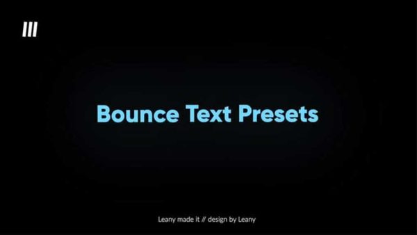 دانلود پریست متن فاینال کات پرو Bounce Text Animations
