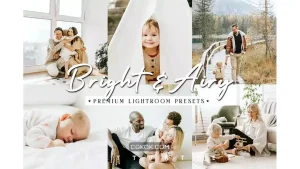 دانلود پریست لایت روم و فتوشاپ روشنایی طبیعی BRIGHT & AIRY Natural Lightroom Presets