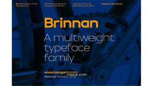 دانلود فونت انگلیسی Brinnan