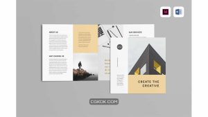 دانلود قالب آماده ورد بروشور Brochure | MS Word & Indesign
