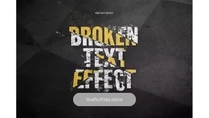 دانلود افکت متن Broken Text Effect