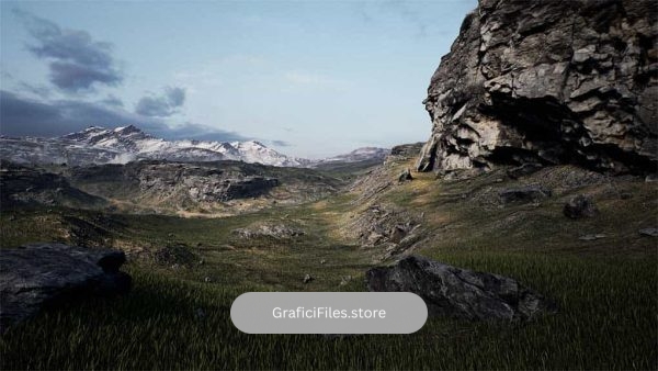 دانلود پروژه آماده صخره برای آنریل انجین
