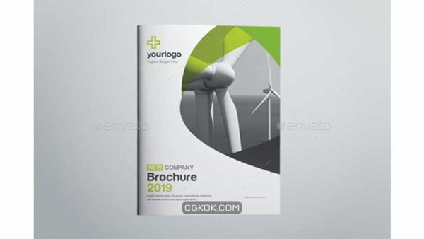 دانلود وکتور بروشور دو لت Business Bifold Brochure